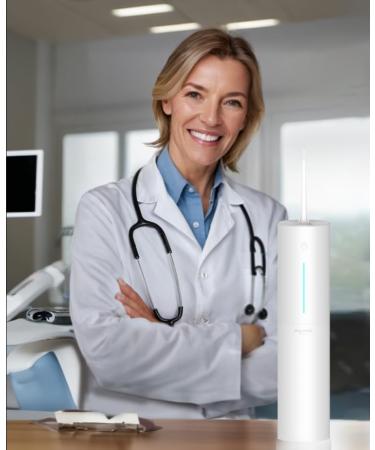 Bigsmile Cordless Water Flosser Powerful Oral Irrigator for Healthy Gums Braces and Bad Breath - Portable & White - Buy Online on GoSupps.com