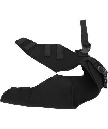 Adjustable Pet Knee Pads Pet Dog Hind Legs Protector Dog Hind Legs Protector for Recovering Injured or Diseased Legs for Dogs(M-Black)(L) - Buy Online on GoSupps.com