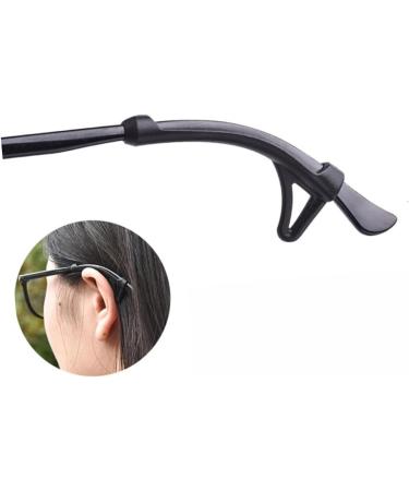 Osaladi Non-Slip Silicone Glasses Sleeves - 5 Pairs for Secure Fit & Comfort | Anti-Drop Support for Glasses Legs - Black 6x1.8cm - Buy Online on GoSupps.com