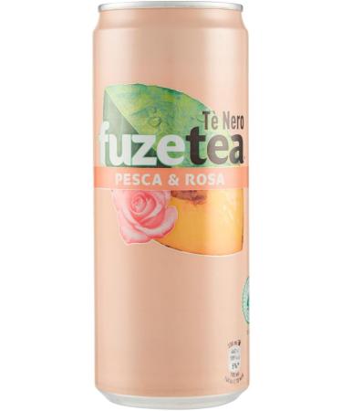  Italian Gourmet E.R. Fuze Tea Pesca Pack of 24 disposable tins of 330ml + 400g - Buy Online on GoSupps.com