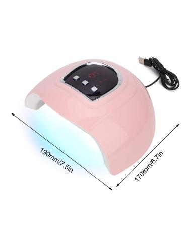Professional Dual Source UV LED Nail Dryer - 54W Smart Nail Lamp for Gel Polish - Fast Drying (30s 60s 90s) - Buy Online on GoSupps.com