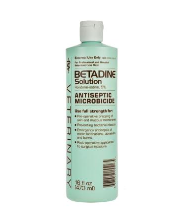 Betadine 5% Solution 16 Fl Oz (Pack of 1)
