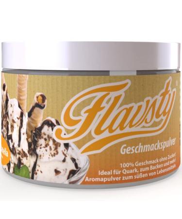 Flavsty Flavour Powder Stracciatella - Vegan flavour powder without sugar - Aroma powder - Flavorpowder