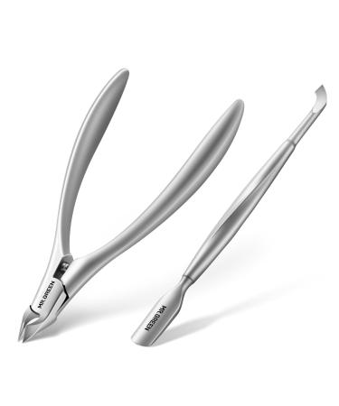 Mr. Green Nailhautplane Innovate Nailhashears Built-in Feder Clipper Trimmer dead skin remover manicure Beauty Tools (nail skin pliers + manicure scores) Nagelhautzange + manicure slide - Buy Online on GoSupps.com