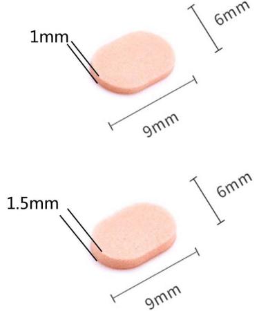 Gwxevce 10 Pairs Soft Foam Nose Pads - Self Adhesive Anti-Slip Eyeglass & Sunglasses Pads for Comfort & Grip - Buy Online on GoSupps.com