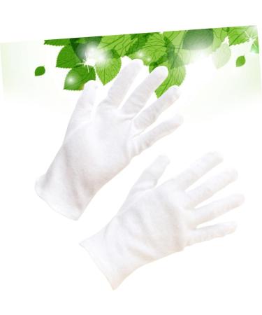 Healeved 36 Pairs Vinyl Glove Hair Coloring Moisturizing Hand Hair Dyeing Kitchen Cotton Work Jersey White Labor Protection Cotton - Buy Online on GoSupps.com