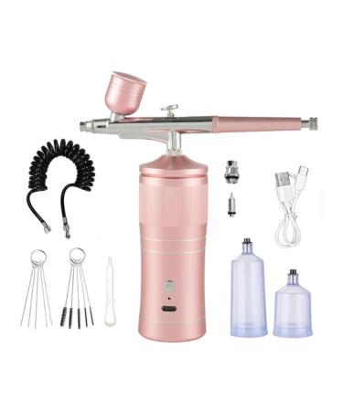 Ficher Airbrush Kit Rechargeable Cordless Airbrush Compressor for Makeup Nail Art B 1Set