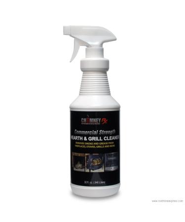 Hearth & Grill Cleaner 32 oz. - Cleans Smoke & Creosote Stains from Hearths Stoves Grills & More