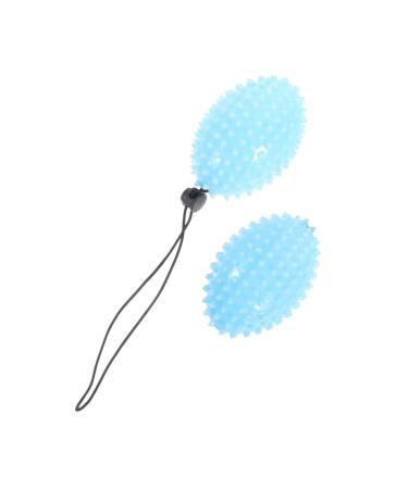 Homsfou 2st Ball with rope handle hand strengths handle reinforcement pressureball massage ball Handball Rehabilitation balls Drop shipping handleball gymnastics ball accessories fitness handball nylon rope