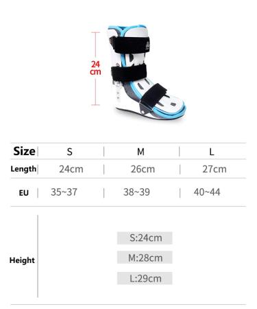 AFO Drop Foot Orthopedic Splint - Ankle Brace for Plantar Fasciitis & Achilles Tendonitis - Medium Right - International Shipping Available - Buy Online on GoSupps.com
