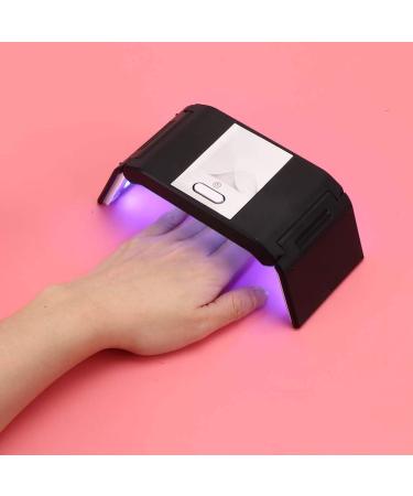 12 LED Nail Polish Dryer - Black Gel Curing Light for Home & Salon Nail Art - Buy Online on GoSupps.com