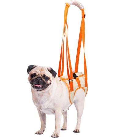 HZSZJMN Dog Lifting Harness Dog Support Harness for Back Legs Dog Support Rehab Harness with Handle Adjustable Straps Dog Rear Harness Support for Elderly injured Sick and Disabled Dogs (Medium)