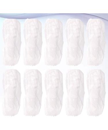 10pcs Disposable Arm Sleeves Covers Elastic End Wrist Clear Waterproof Protective Oversleeves for Protection Painting Cleaning - Buy Online on GoSupps.com