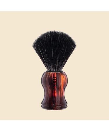 Gustav Vegan Black Fibre Shaving Brush in Havana - Buy Online on GoSupps.com