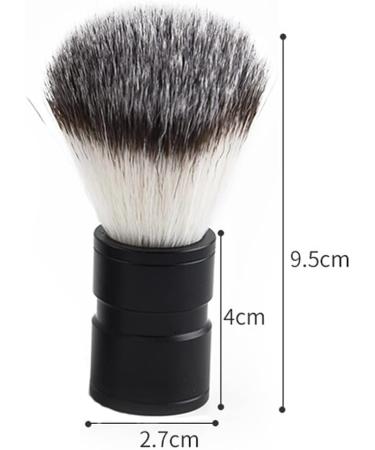 Ydhoud Vegan Shaving Brush for Men & Women | Aluminum Handle Soft Bristles Strong Cleaning Power - Black - Buy Online on GoSupps.com