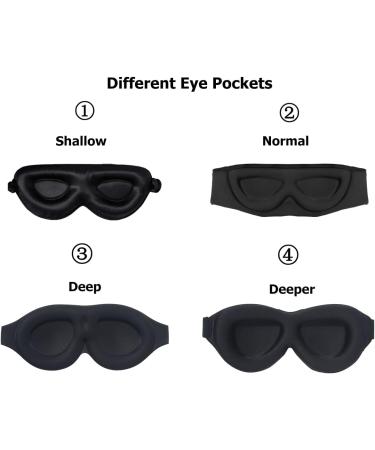 Alaska Bear Silk Contour Sleep Mask 22 Momme Luxury Adjustable 3D Padded Eye Mask - Gift Box Included - Buy Online on GoSupps.com