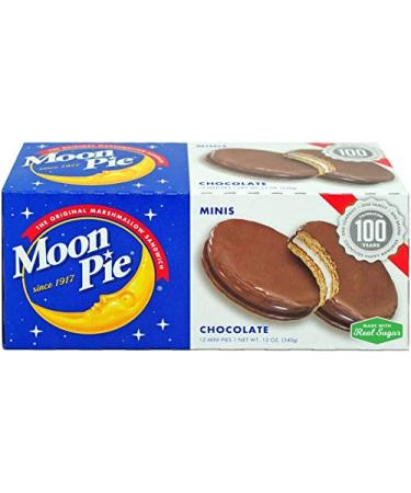 Moon Pie Variety Pack - Salted Caramel, Chocolate, Strawberry, Banana, Vanilla - 30 Pies with Bonus Lunch Bags - Buy Online on GoSupps.com