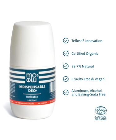 Super Efficient Organic Deodorant for Women, Men, Teens - Refillable & Cruelty-Free - Aluminum, Baking Soda, Parabens & Sulfate-Free - 1.69 Fl Oz - Buy Online on GoSupps.com