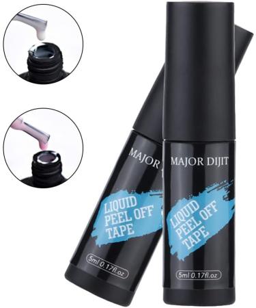 Nail Design Latex 5ml Liquid Nail Latex Dry Fast Easy Removing Anti Overflow Nail Polish Nail Polish Latex Easily Peeled Off with Tweezers Latex Nail Polish Barrier for Manicure Nails White - Buy Online on GoSupps.com