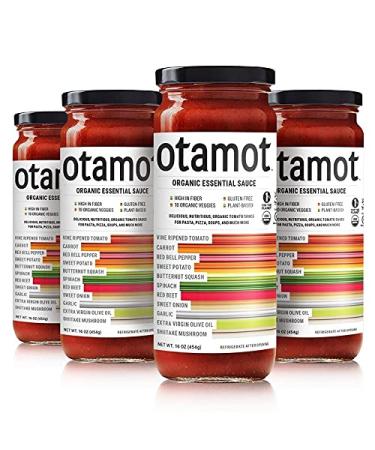 Otamot Organic Essential Sauce (4 Pack) 10 Organic Veggies, No Sugar Added, Non-GMO, Vegan