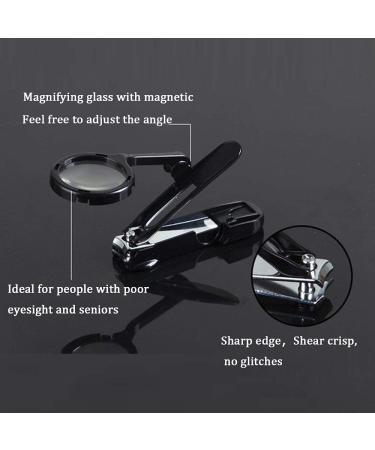 HAICHEN TEC Guinea Pig Nail Clippers with Magnifying Glass - Stainless Steel Claw Toenail Trimmer for Small Animals - Pet Grooming Supplies - Buy Online on GoSupps.com