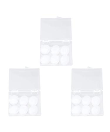 Milisten 18pcs Ear wear Silicone Ear Putty Noise Swimming Ear Plugs Ear silencers Soft Ear Plugs Sound reducing Ear Plugs Silicone Ear Plugs for Swimming Gel Travel aldult White