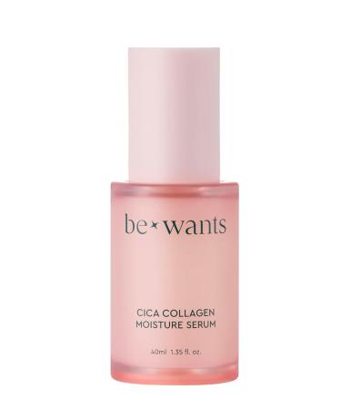 Bewants Centella Asiantica Collagen Moisturizing Serum | Hydrating Serum | Hydrating Face Serum for Dry Skin | Calming Serum for Face | Hyaluronic Acid Serum | 1.35 fl oz | Korean Skin Care Serum