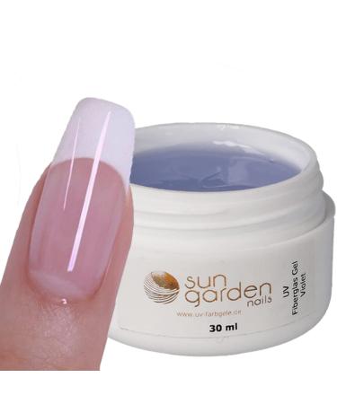 UV Fiberglass Gel Violet 30ml Set with Primer & Brush - 3 TLG for Nail Design Manicure & Pedicure - Top Coat & Structure Gel - Buy Online on GoSupps.com