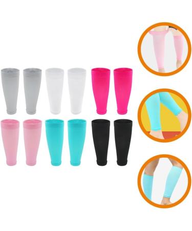 Buy Healvian Calf Compression Sleeves for Men & Youth - 6 Pairs of Elastic Sports Socks for Football & Active Living - International Shipping Available - Buy Online on GoSupps.com