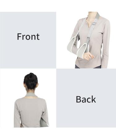 Farmigood Arm Sling - Adjustable Shoulder Support for Joint Dislocation & Fractures - Gray Green (M) - Buy Online on GoSupps.com