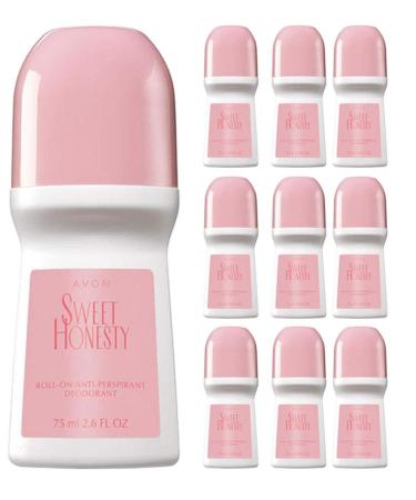 Avon Sweet Honesty Roll-On Deodorant 2.6 oz (12-Pack) | Long-Lasting Fragrance - Buy Online on GoSupps.com