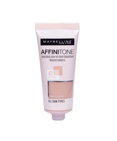 Maybelline Affinitone Foundation 30ml - 42 Dark Beige - Buy Online on GoSupps.com