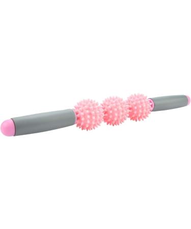 EVTSCAN Muscle Roller Stick Yoga Stick for Back Arms Shoulder & Legs Cellulite Spike Ball (Pink & Green) | International Shipping Available - Buy Online on GoSupps.com
