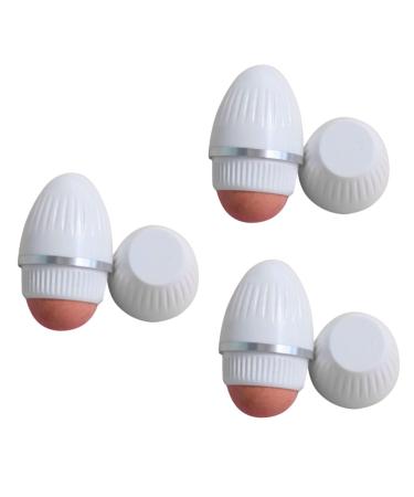 FOMIYES 3pcs Oil Absorbing Beauty Stick Walker Roller Oil Remover for Face White Plastic Make up 5.70X3.00X3.00CMx3pcs Whitex3pcs