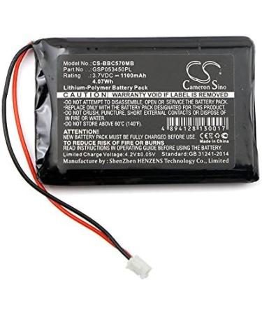 Replacement Battery for Babyalarm BC-5700D & Neonate BC-5700D - GSP053450PL 1100mAh/3.7V - International Shipping Available - Buy Online on GoSupps.com
