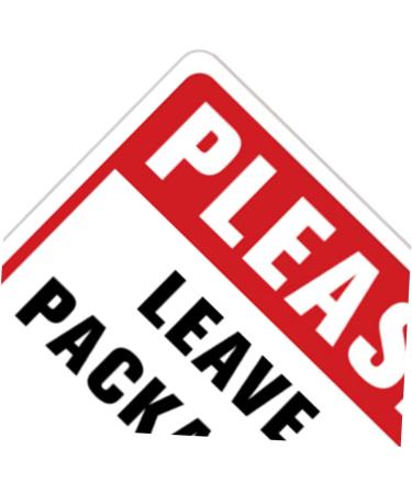 VILLFUL Leaving Here Sticker Wall Decoration Leave Packages Here Sign Warning Sign Wall Sticker Household Here Sign Wall Sticker Pvc Stickers Signage - Buy Online on GoSupps.com