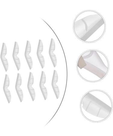 Coheali 160 PCS Self-Adhesive Anti-Fog Nose Brace Clips for Glasses - Transparent Support Frame & Gel Pads - 10.7x2x1cm Perfect for Fog-Free Vision - Buy Online on GoSupps.com