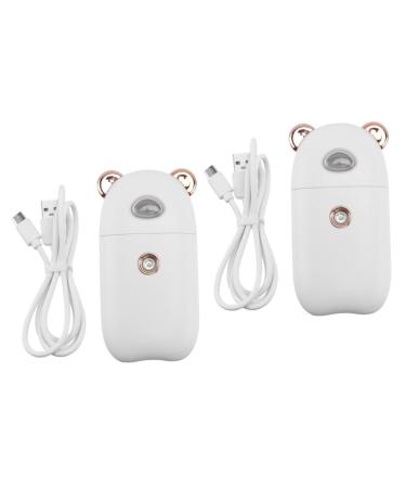 FOMIYES 2 Pcs Beauty Humidifier Portable Portable Humidifiers Face Sprayer Usb Evaporator