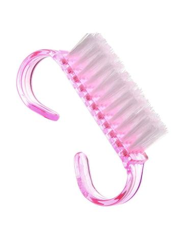 Fliyeong Premium 10pcs Nail Brush Set - Pink Nail Art Dust Cleaning & Mini Manicure Pedicure Tools | International Shipping Available - Buy Online on GoSupps.com