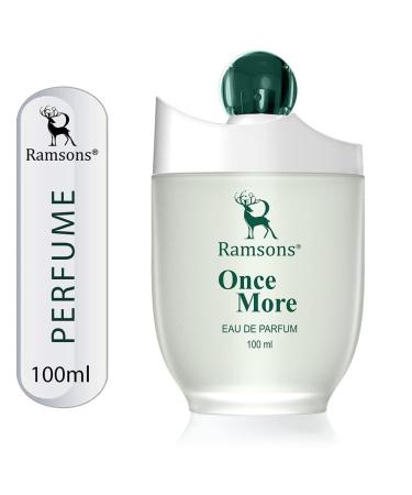 Ramsons - ONCE MORE Eau De Parfum | 100 ML | Perfume For Men | TN - Bergamot Peach Plum Orange Blossom | MN - Mimosa Vanilla Flower Jasmine Freesia Rose | BN - Leather Vanilla Musk Amber - Buy Online on GoSupps.com