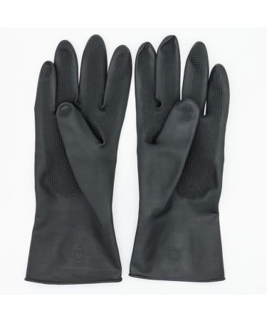 SOLUSTRE 3 Pairs Hair Dye Gloves Black Salon Hair Color Dye Gloves Shampoo Gloves Anti-slip Waterproof Hand Protectors Rubber Gloves for Hairdressing - Size S S (Pack of 3) - Buy Online on GoSupps.com
