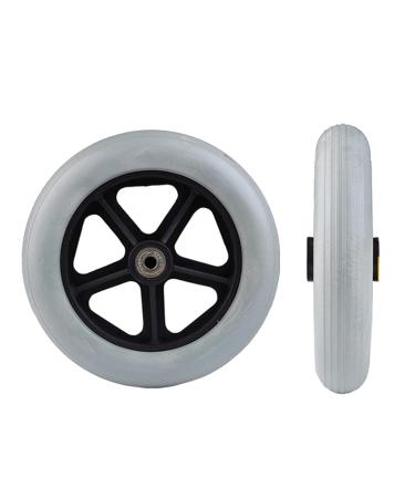 Wheelchair Wheels Wheelchair Front Castor Wheelchair Front Wheel 8 inch Wheelchair Wheel Casters 1 pair Wheelchair Wheel Replacement Non-inflatable Wheel