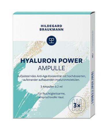 Hildegard Braukmann Hildegard Braukmann Hyaluron Power Pack of 3 x 2ml glass ampoules + 1 ampoule opener