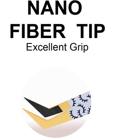 Aspire Beauty 4pcs Professional Nano Fiber Tip Printed Eyelash Extension Tweezers - Premium Japanese Stainless Steel with Diamond Grip - Buy Online on GoSupps.com