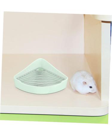 SEWOART Small Pet Ceramic Toilet Ceramic Pet Toilet Hamster Potty Cat Litter Boxes Pet Potty Rabbit Toilet Small Pet Cage Supply Indoor Bunny Potty Tray Dog Toilet Indoor Bunny Pet Toilet 24x18.5cm Light Green - Buy Online on GoSupps.com