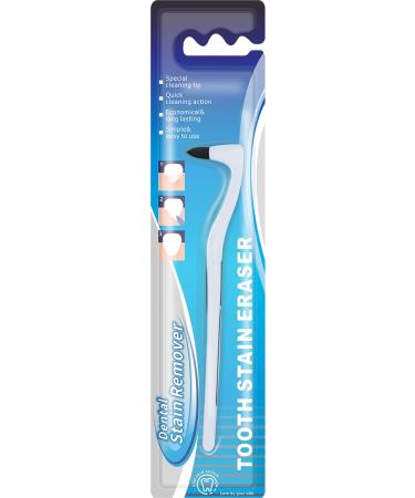 Tooth Stain Eraser Tartar Remover Polisher Teeth Cleaning Teeth Whitening Interdental Pick Oral Hygiene-White