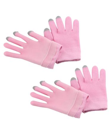 Beavorty 2 Pairs moisturizing gloves Gels Gloves overnight Hand Care Gloves Hands Spa Moisturizing Cover womens glives hand spa womens glove white glove sensitive cosmetic Miss spandex