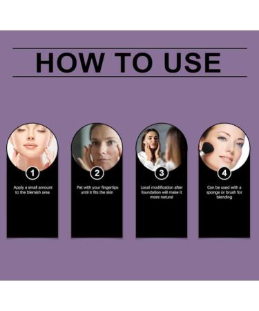 Mciluyaiio Beauty Body Coverage Perfector 2in1 camouflage with brush complexion perfector for the entire body longlasting shine natural natural - Buy Online on GoSupps.com