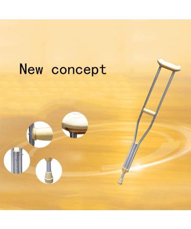 Adjustable Walking Crutch Anti-Slip Adult Underarm Crutches Medical Stainless Steel Crutches Shock-Proof Thickened Fractures Disabled Walkers silvermedium Beautiful Scenery Bathing in Sunlight - Buy Online on GoSupps.com