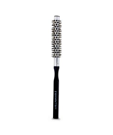 Spornette .75 Inch Mini Rounder Brush (mr-1) Small Round Hair Brush - Metal Thermal Barrel And Boar And Nylon Bristles For Blow Drying  Styling  And Volume To Short Hair And Bangs For Men And Women 0.75 Inch (Pack of 1)
